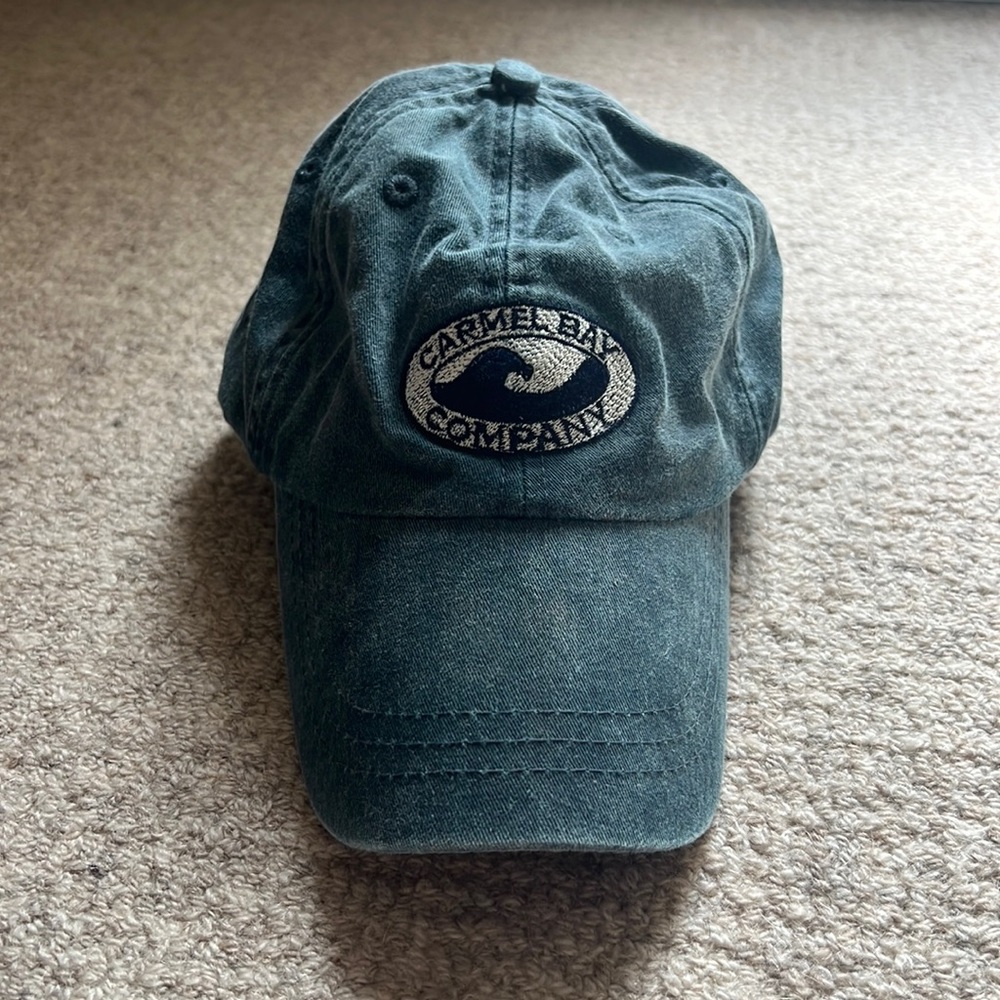 🧢 CARMEL BAY COMPANY BASEBALL CAP - DISTRESSED BLUE - ADAMS BRAND